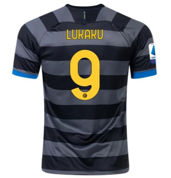 Inter Milan Football Kit Third Soccer Jersey ROMELU LUKAKU #9 2020/21